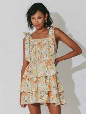 Cleobella Tamara Mini Dress in Retro Floral